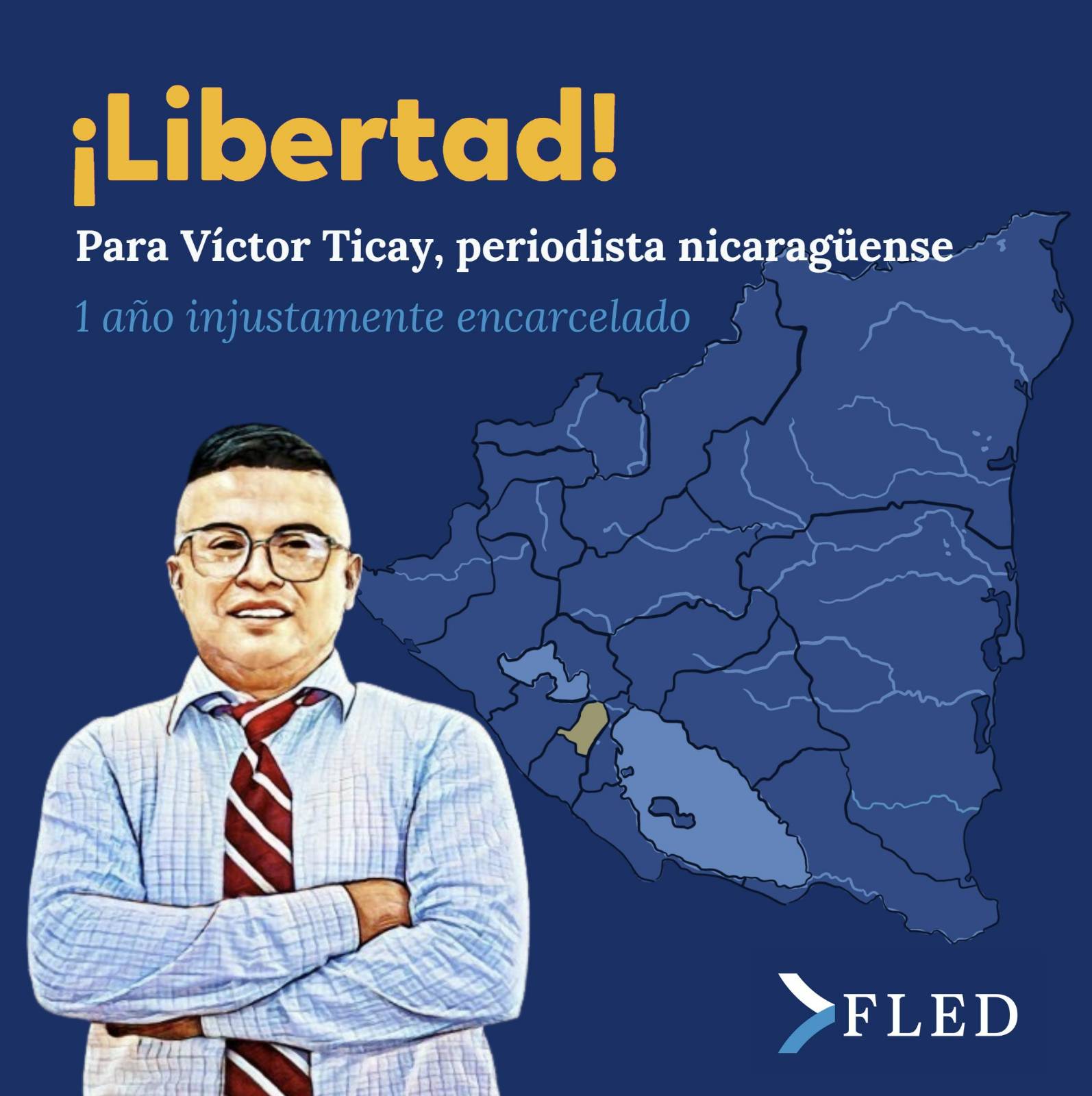 Victor Ticay encarcelado hace un año injustamente