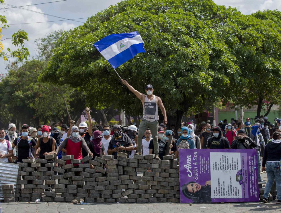 Protestas en Nicaragua. Imagen de EL PAÍS